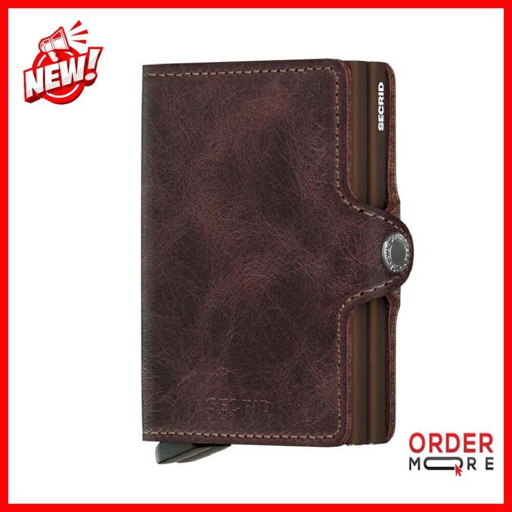 Genuine Leather Rfid Wallet Holds 16 Cards Compact Secure